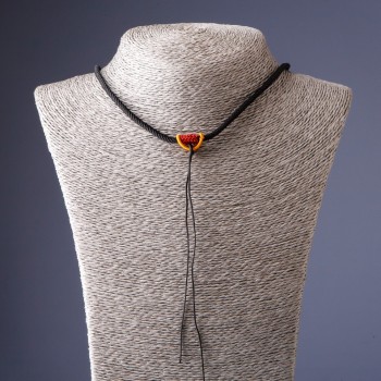 Black neck cord 60cm