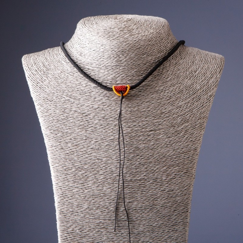 Black neck cord 60cm