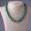 Malachite (Pressed) Necklace, 44cm Length, 12mm Diameter