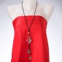 "Anchor" Pendant on Long Cord, 85cm Length