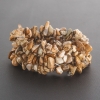 Landscape Jasper Bracelet "Stone Chips" on Elastic Band