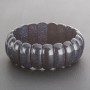 Bracelet Jasper (aventurine) "Blue Sand of Cairo Night" on elastic rectangular link 2.5×1cm
