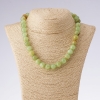 Onyx Natural Stone Necklace, Smooth Bead, length 45cm, diameter 12mm