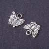 Findings Butterfly Pendant Metal Colour "Silver" d 13x13mm Pack 20g +/-20pcs