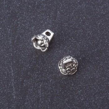Findings Bell Pendant Metal Colour "Silver" L 8mm Pack 20g +/-47pcs