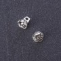 Findings Bell Pendant Metal Colour "Silver" L 8mm Pack 20g +/-47pcs