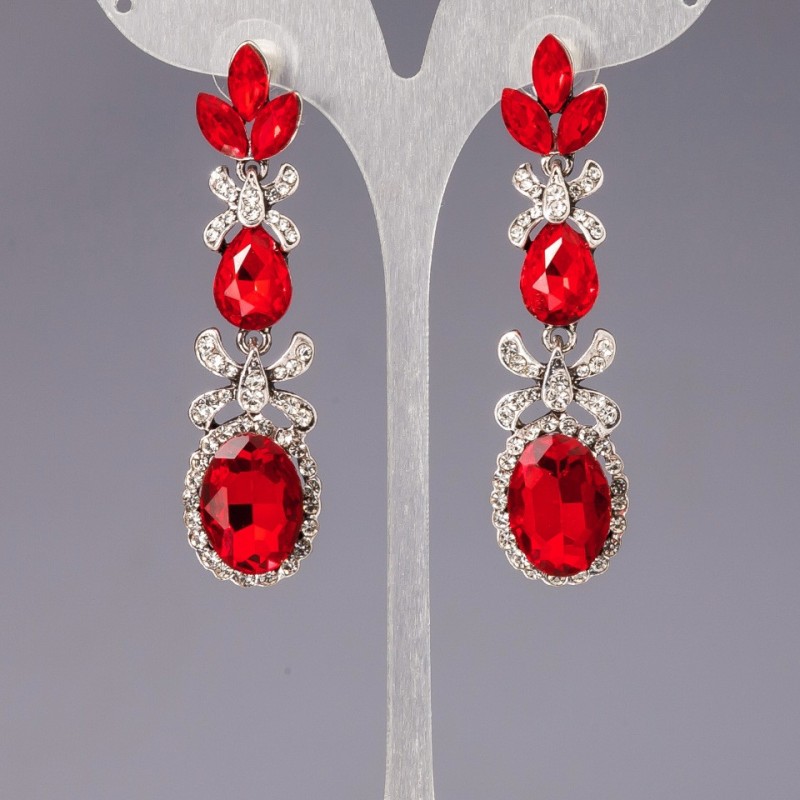 Crystal Chandelier Earrings "Milady"