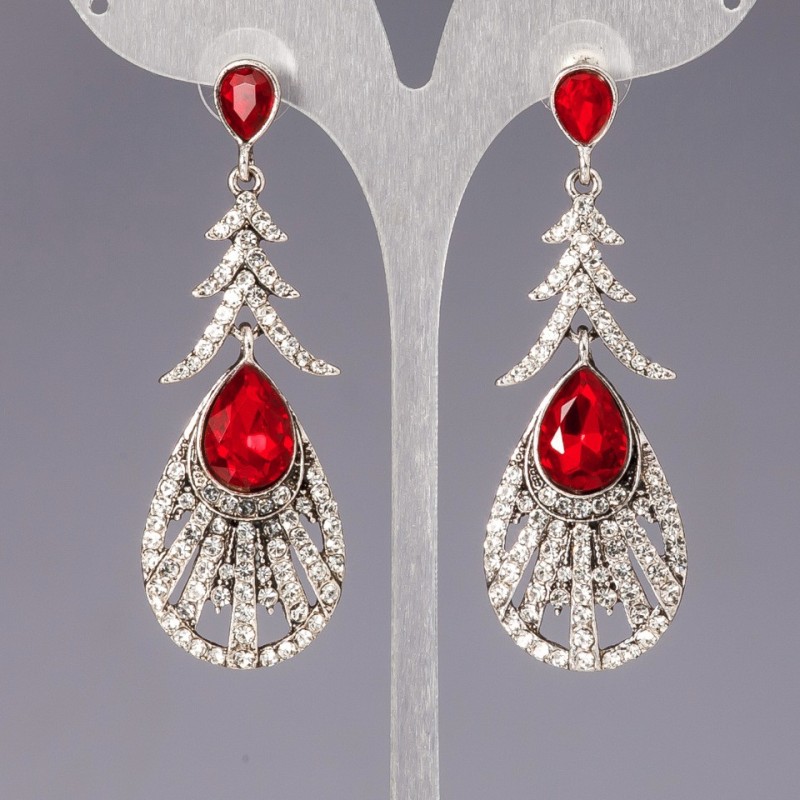 Crystal Chandelier Earrings "Opulent Age"