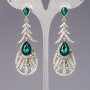 Crystal Chandelier Earrings "Opulent Age"
