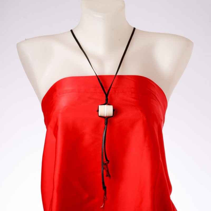 "Rum Barrel" Pendant on Long Cord, 80cm Length