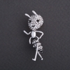 Sale! "Brave Ant" Brooch 4×2cm Silver-Coloured Metal