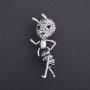 Sale! "Brave Ant" Brooch 4×2cm Silver-Coloured Metal