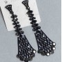 Long Evening Earrings, 8 cm Length
