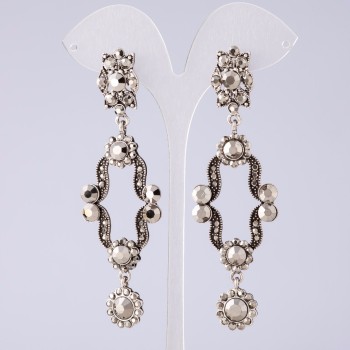 Long Evening Earrings, length 9cm