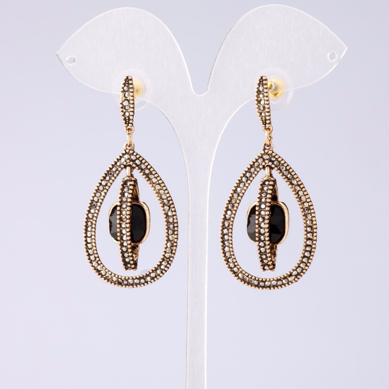 Long Evening Earrings, 5.5 cm Length
