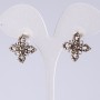 "Drop Silver" Earrings, diameter 2cm