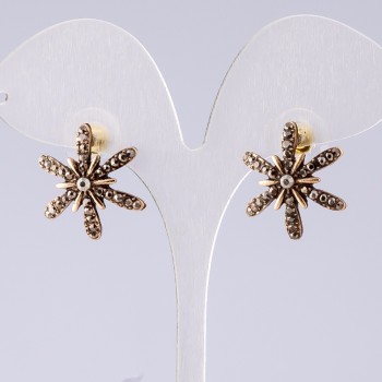 "Drop Silver" Earrings, diameter 2cm