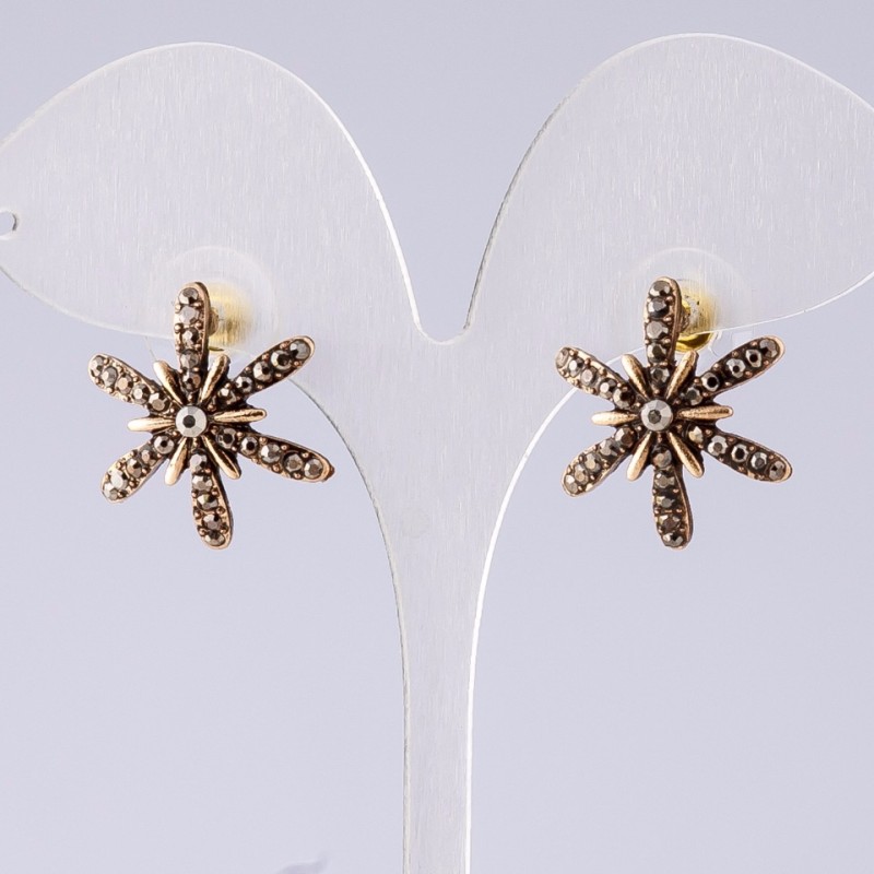 "Drop Silver" Earrings, diameter 2cm