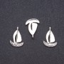 Jewellery Findings Pendant Little Ship 1.9x1.3cm, pack 20g +/- 28pcs