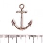 Jewellery Findings Anchor Pendant 32x25mm, Pack of 6