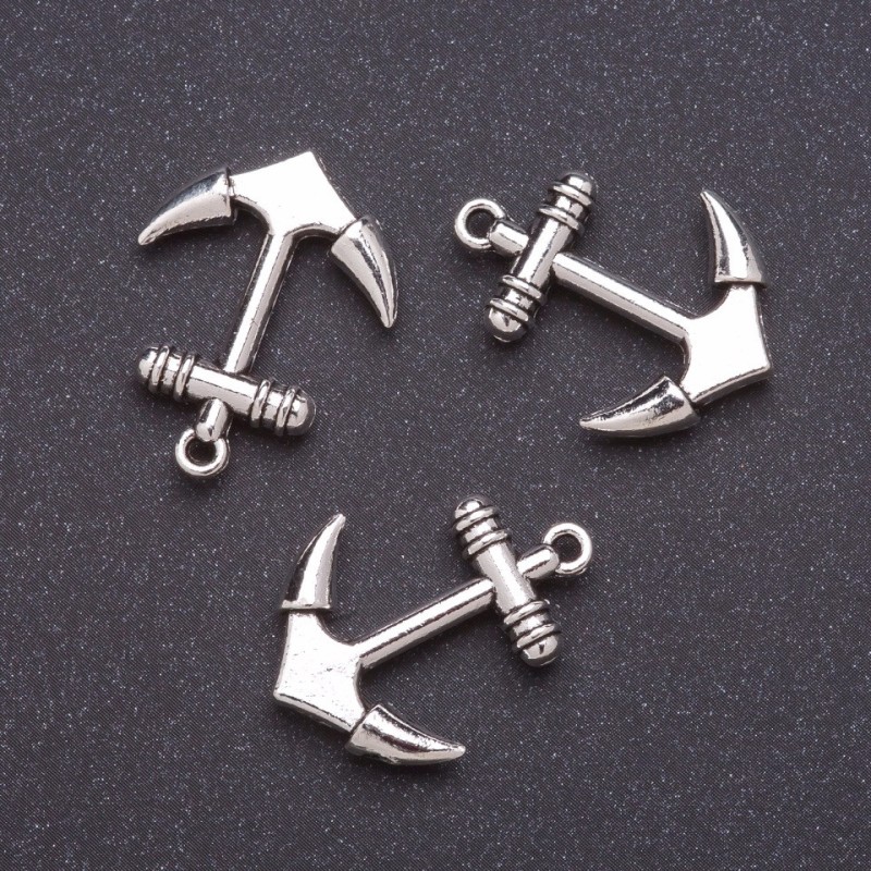 Finding – Anchor Pendant 25x20mm, pack 20g +/-7pcs