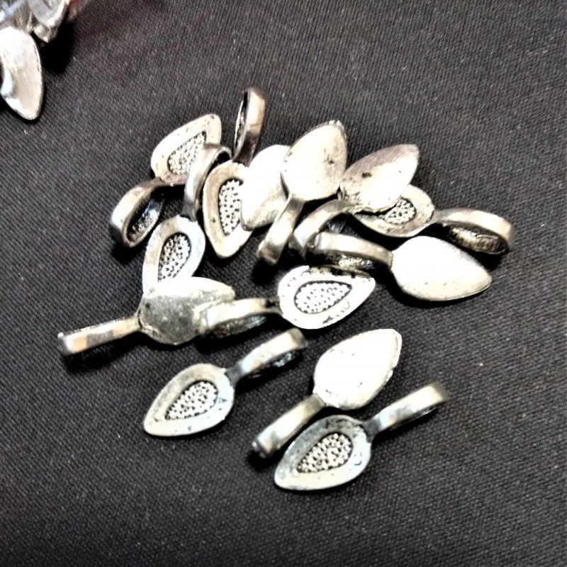 Pendant Base for Cabochon without through-hole 21mm pack 20g +/- 22 pcs