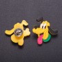 CLEARANCE "Dog" Brooch on Screw Pin Fastening, diameter 3cm