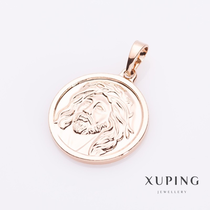 Xuping "Icon" Pendant, gold colour, diameter 2cm