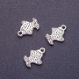 Fish Pendant Finding, Length 16mm, Hole 1-1.5mm, Silver Colour, Pack 20g +/-22pcs