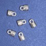Finding – Padlock Pendant, length 10mm d1-3mm, colour silver, pack 20g +/-17pcs