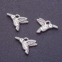 Finding – Hummingbird Bird Pendant, length 11x16mm d1mm, pack 20g +/-13pcs