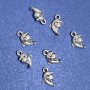 Dolphin with Ball Pendant Finding, Length 15x9mm, Pack 20g +/-17pcs