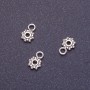 Jewellery Findings Bail, Length 9mm d1-6mm d2-1.5mm d3mm, Silver Colour, Pack 20g +/- 104pcs