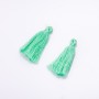 Mini Brush Crafting Accessory, Cotton Cord Green (Salad) 3 cm length, 4 mm diameter