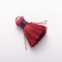 Craft Blank Mini Tassel with Ring "Silk" Lcm, 5mm Diameter, Price per 1 pc