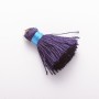 Craft Blank Mini Tassel with Ring "Silk" Lcm, 5mm Diameter, Price per 1 pc