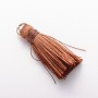 Craft Blank Mini Tassel with Ring "Silk" Lcm, 5mm Diameter, Price per 1 pc