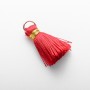 Craft Blank Mini Tassel with Ring "Silk" Lcm, 5mm Diameter, Price per 1 pc