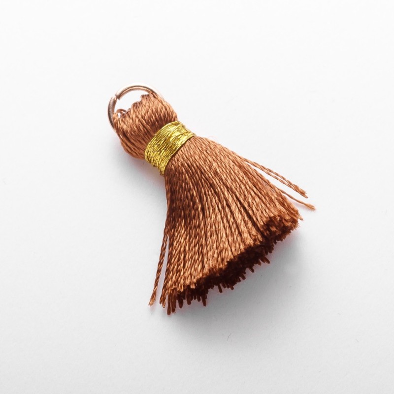 Ribbon Crafting Mini Silk Brush with Ring "silk" Lcm, diameter 5mm price per 1 pc