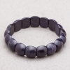 Aventurine Bracelet (Synthetic) "Blue Sand Cairo Night" 15x12x7mm+