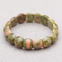 Natural Stone Heliotrope Bracelet 15x12x7mm+