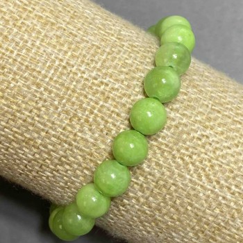 Onyx Natural Stone Bracelet on Elastic, diameter 8mm, length 18cm