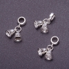 Findings Bail with Pandora Bells Charm L, 5cm, pack of 3