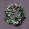 Natural Zoisite Beads on Thread, Butterfly Shape, 8-12 mm, 38 cm length