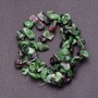 Natural Zoisite Beads on Thread, Butterfly Shape, 8-12 mm, 38 cm length