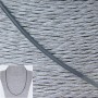 Price per pack/10pcs. Pack/10pcs. Grey rubber cord with clasp, diameter 1.5mm +/-, length 60-65cm+