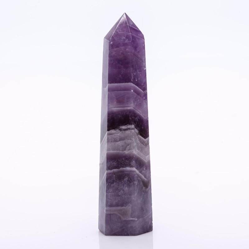 Clearance! Faceted Crystal Point souvenir natural stone Amethyst assorted (price per 100 grams)