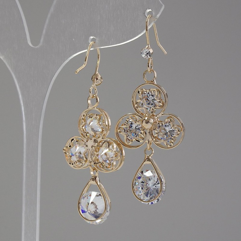 ( 5.5 cm ) Earrings with hook fastening