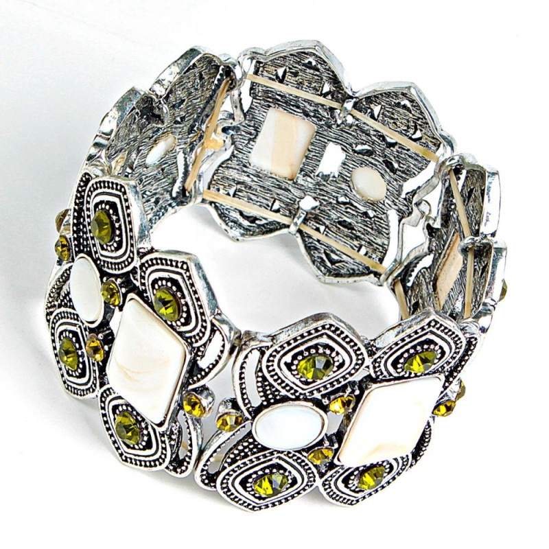Bracelet with Mother-of-P pearl insert