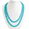 Turquoise Beads Rectangular 12×18mm, Length 114cm